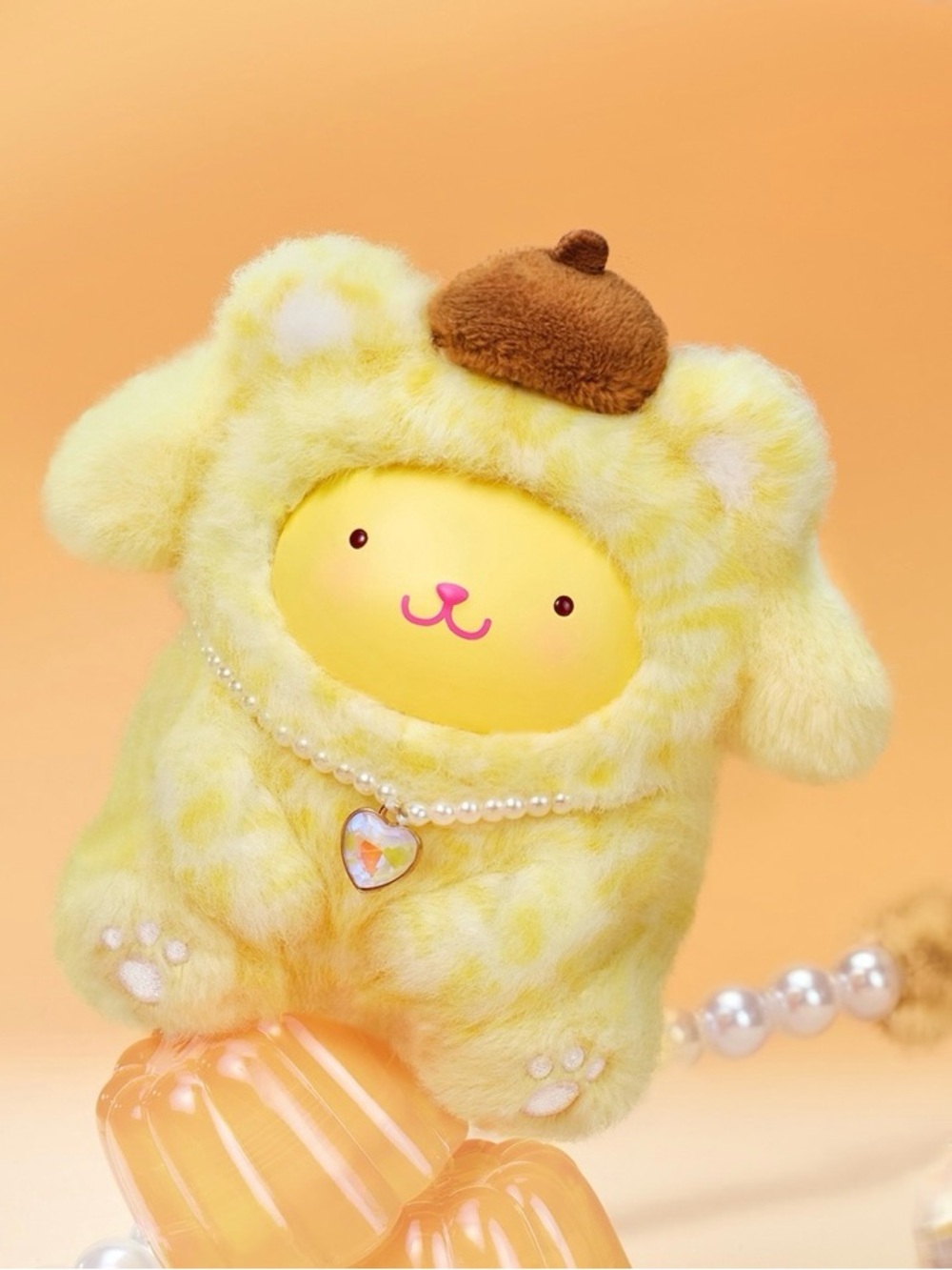 MINISO Sanrio Characters Forest Animal Vinyl Plush Pendant - Pompompurin